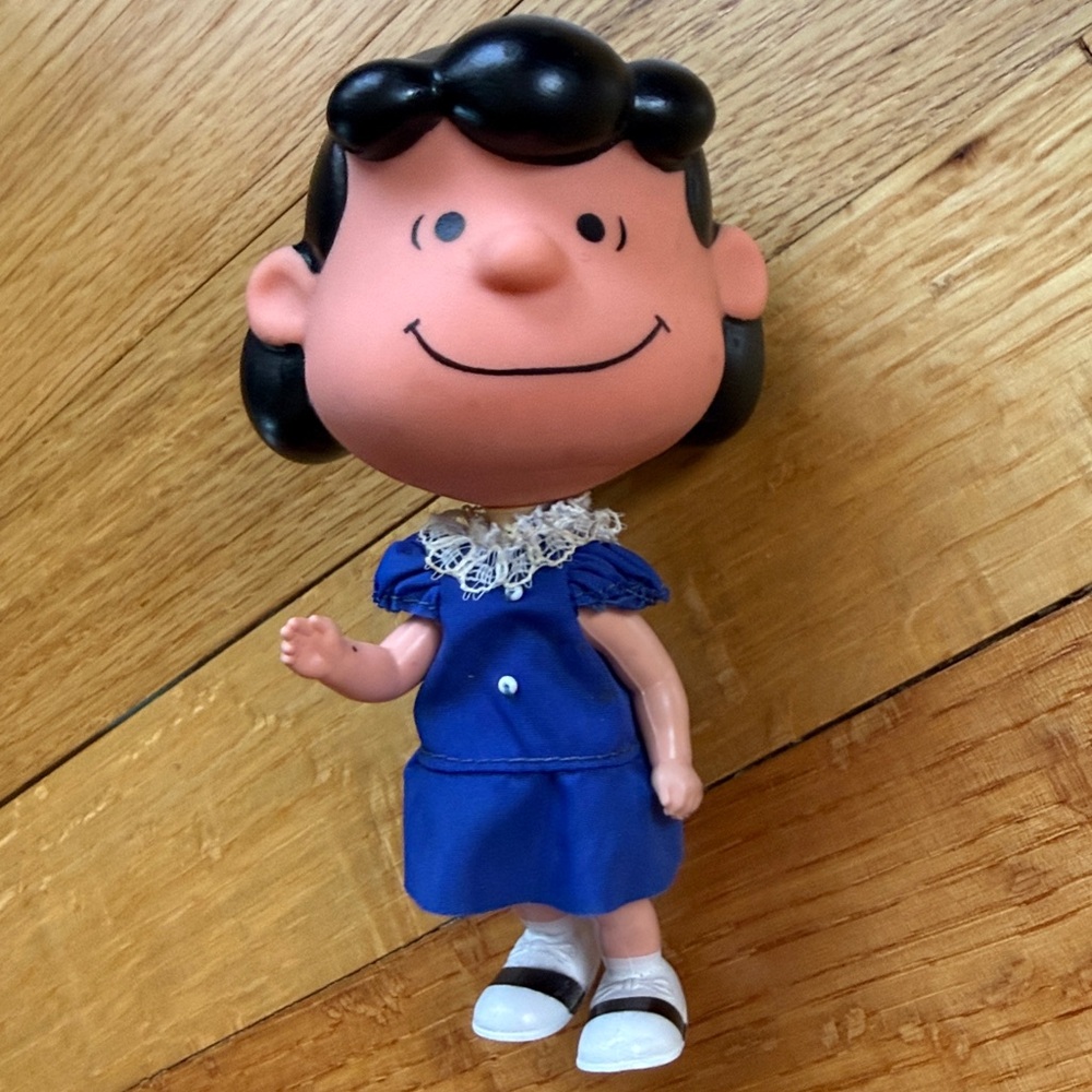 1968 Peanuts Walking Lucy with Moving Head, Arms & Legs Toy Figure from Mattel